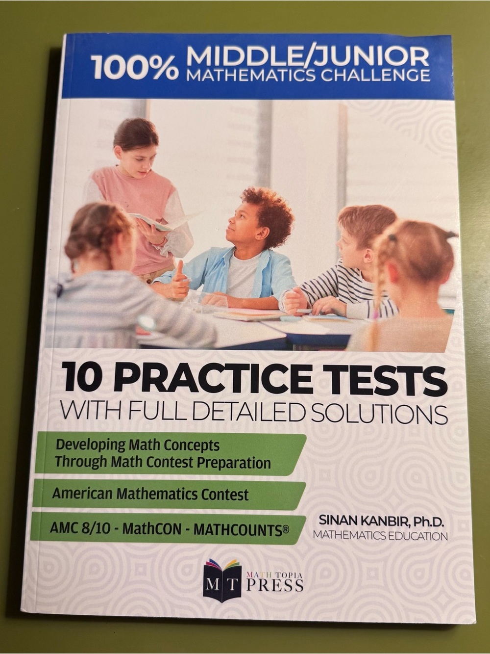 100% Middle Junior Mathematics Challenge 10 Practice Tests 2021 Kanbir. In great